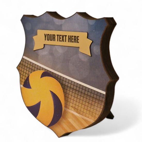 Heraldic Birchwood Volleyball Shield