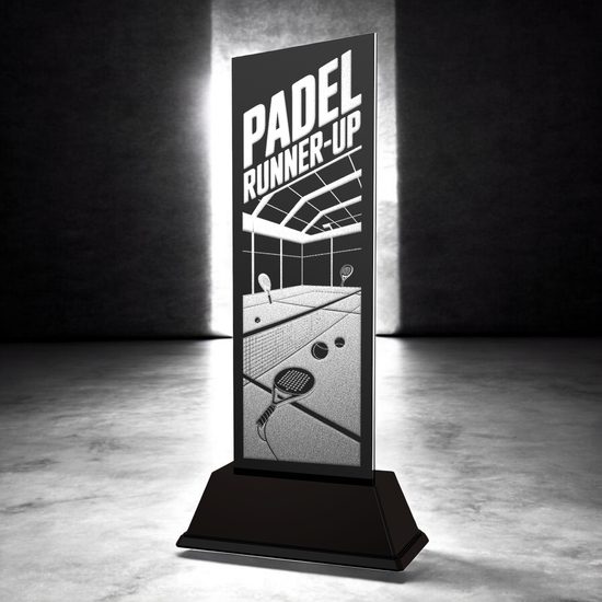Shadowline Padel Runner Up Trophy – Stainless Steel Award