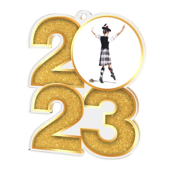 Scottish Dancing 2023 Acrylic Medal
