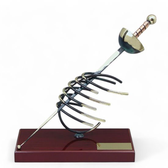 Aragon Fencing Handmade Metal Trophy