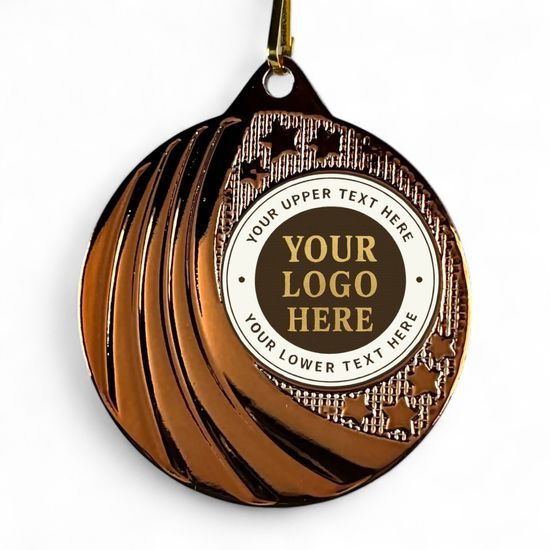 Vortex Logo Insert Bronze Medal