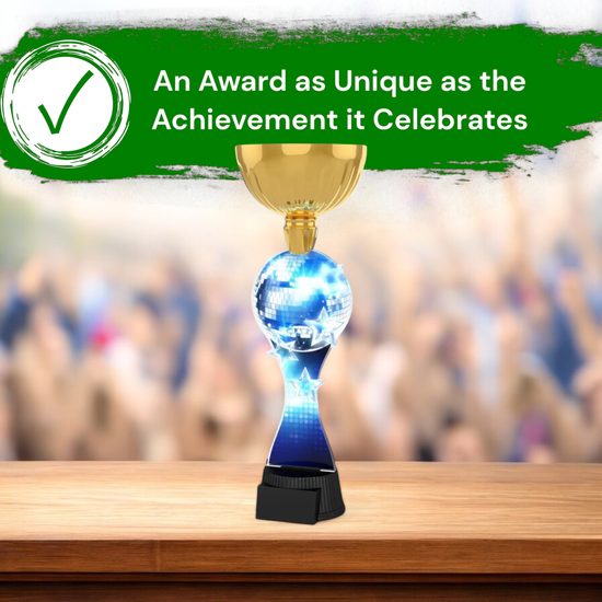 Vancouver Disco Ball Gold Cup Trophy