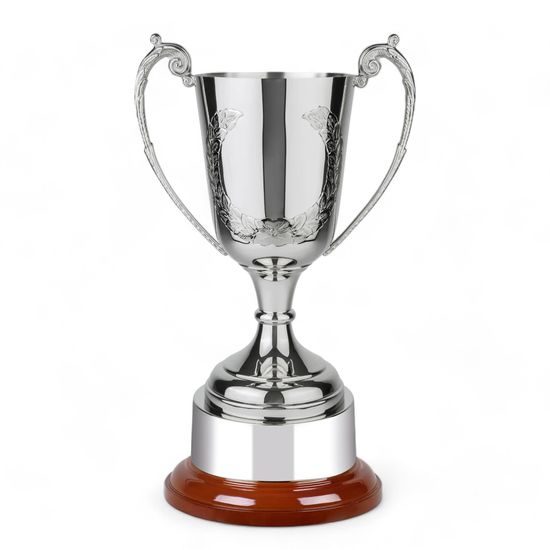 Formula Hand Chased Nickel Plated Cup