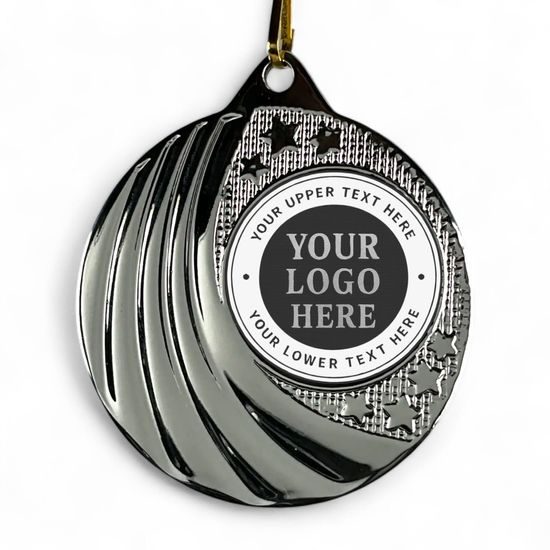 Vortex Logo Insert Silver Medal