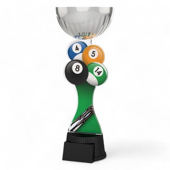 Montreal Pool Balls Silver Cup Trophy