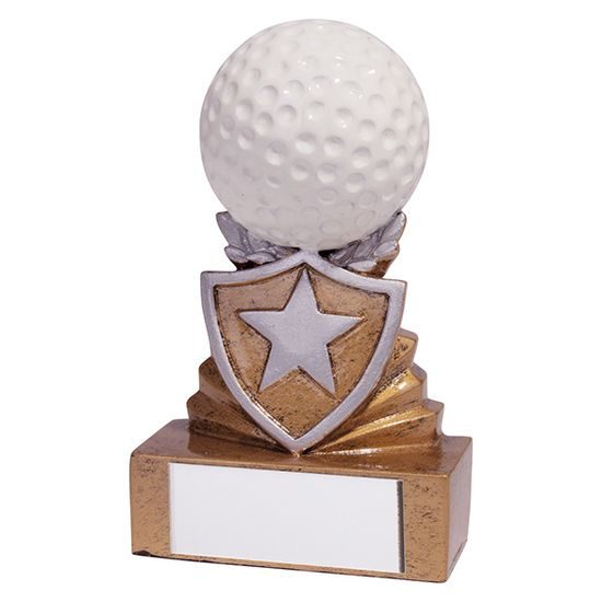 Mini Shield Golf Ball Trophy