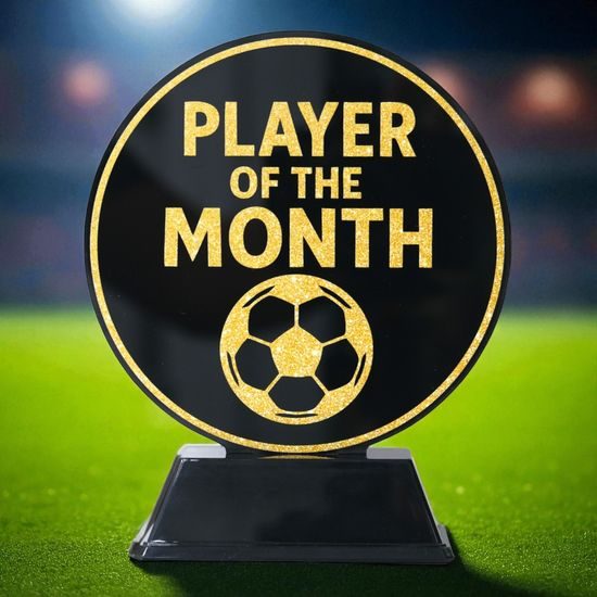 Quantum Football Player of the Month Trophy