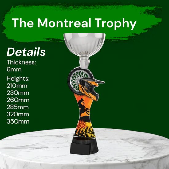 Montreal Motocross Silver Cup Trophy