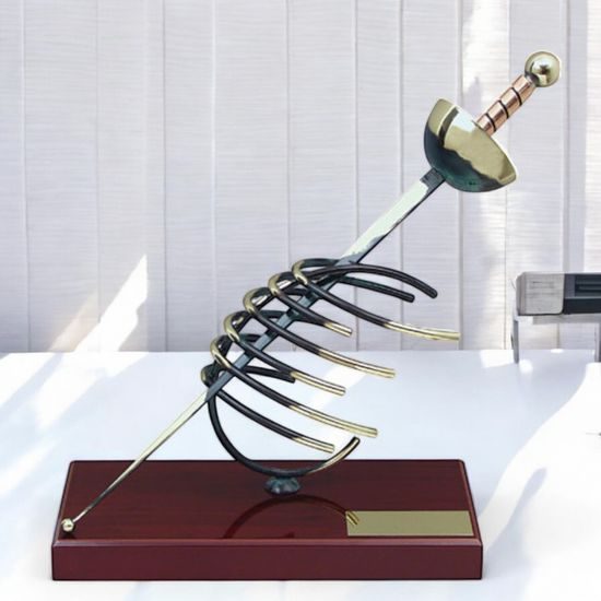 Aragon Fencing Handmade Metal Trophy