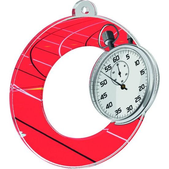 Rio Athletics Running Stopwatch Medal