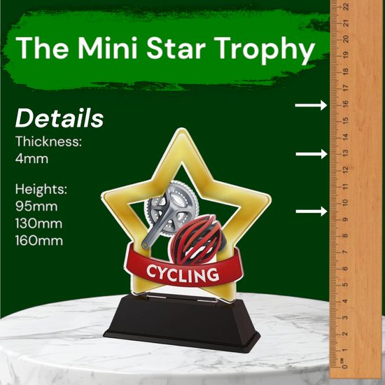 Mini Star Cycling Trophy