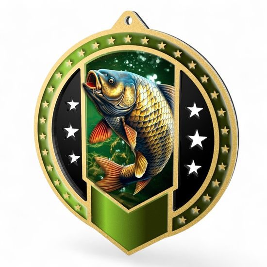Sentinel Carp Fishing Stainless Steel Medal