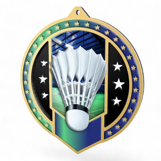 Sentinel Badminton Stainless Steel Medal
