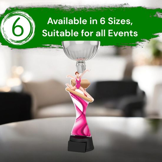 Montreal Female Gymnast Silver Cup Trophy