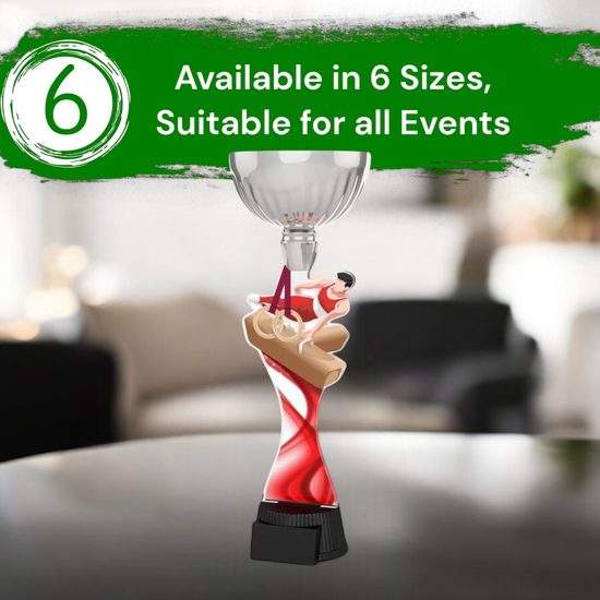 Montreal Male Gymnast Silver Cup Trophy