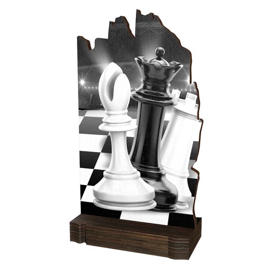 Shard Chess Eco Friendly Wooden Trophy