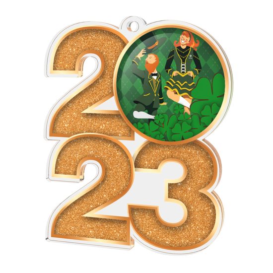 Irish Dancing Acrylic 2023 Medal