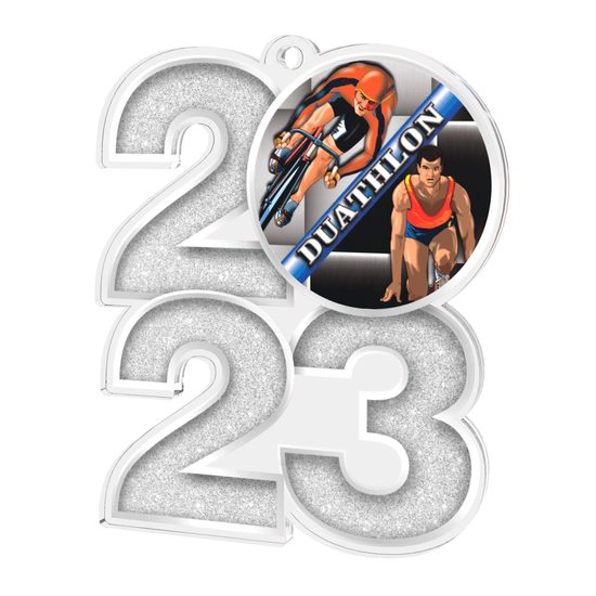 Duathlon 2023 Acrylic Medal