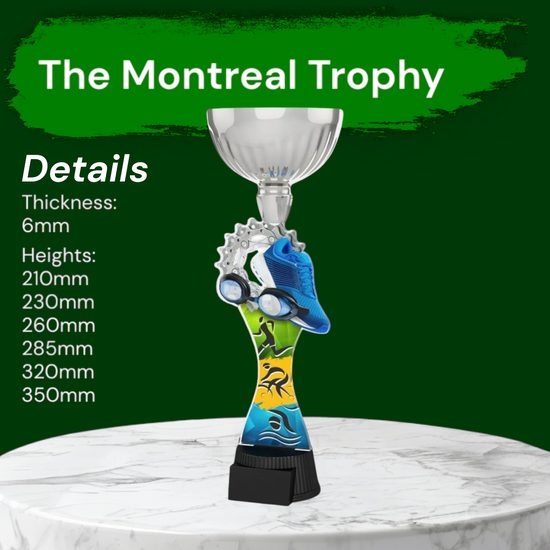 Montreal Triathlon Silver Cup Trophy