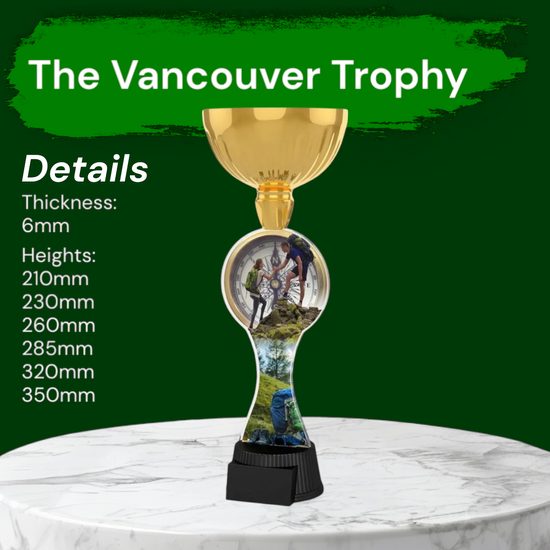Vancouver Hiking and Mountaineering Gold Cup Trophy