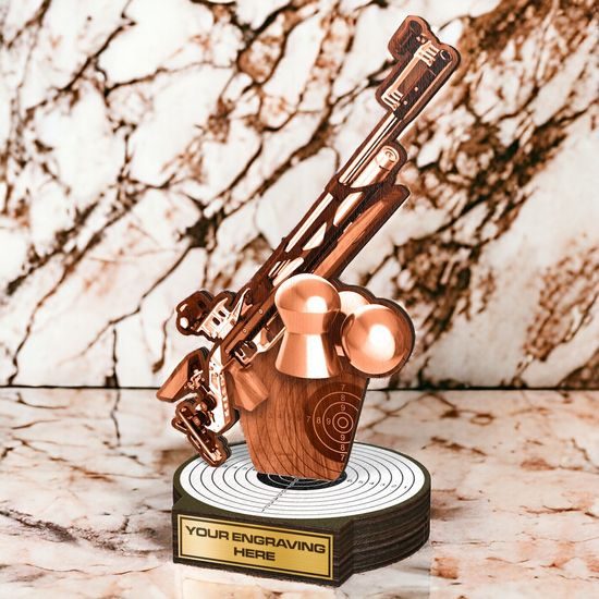 Grove Classic Rifle Shooting Real Wood Trophy