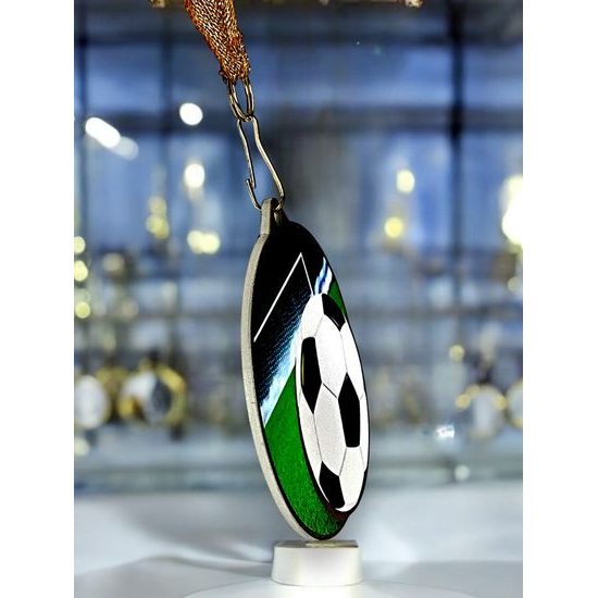 Aurum Football Stainless Steel Medal