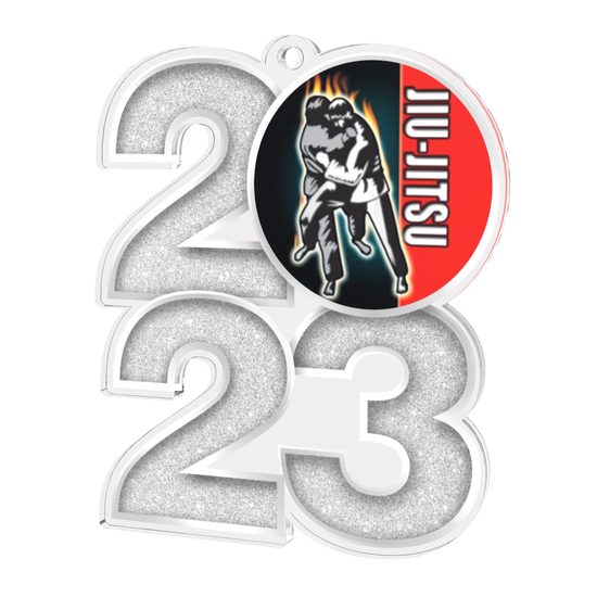 Jiu Jitsu 2023 Acrylic Medal