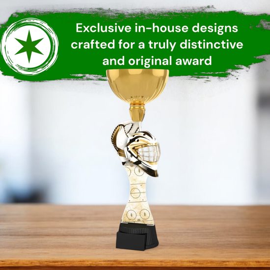 Vancouver Classic Ice Hockey Goalkeeper Gold Cup Trophy