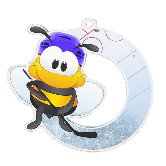 Bumble Bee Ice Hockey Medal