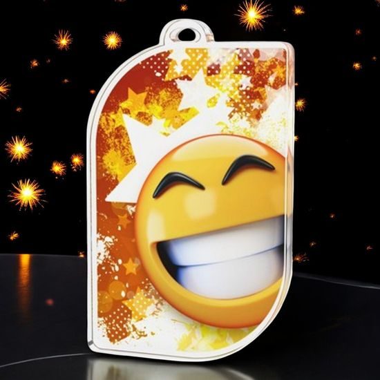 Apollo Emoji Smiley Face Medal