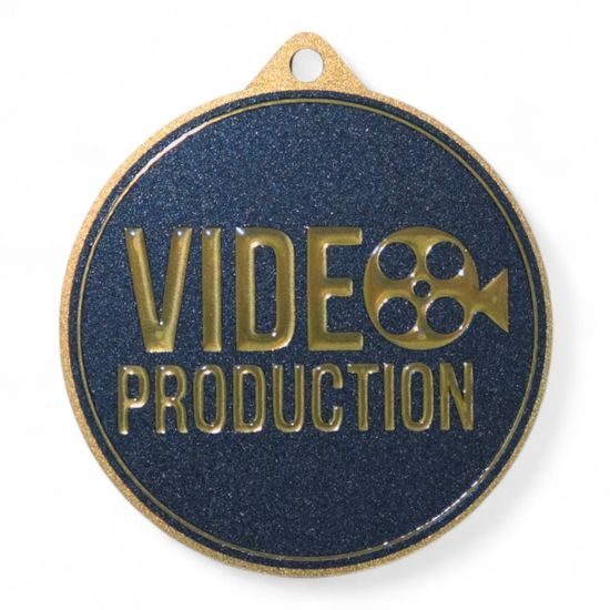 Quantum Video Production Stainless Steel Medal