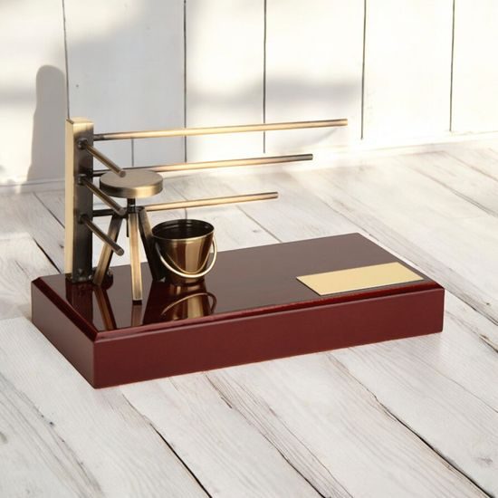 Aragon Boxing Ring Handmade Metal Trophy