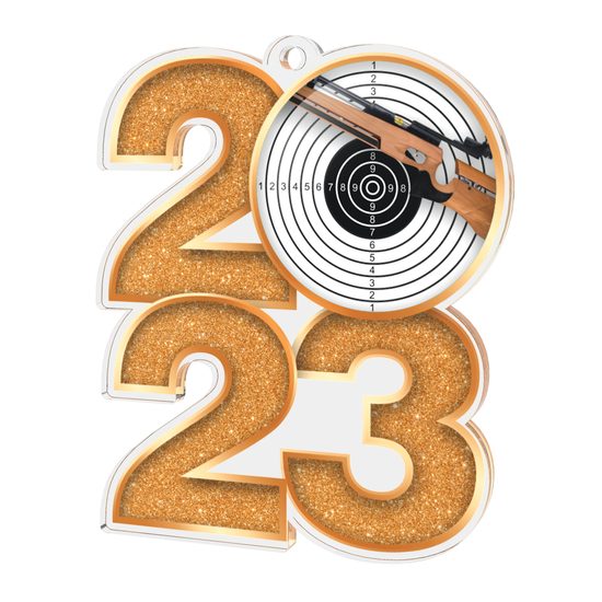 Shooting Rifle 2023 Acrylic Medal