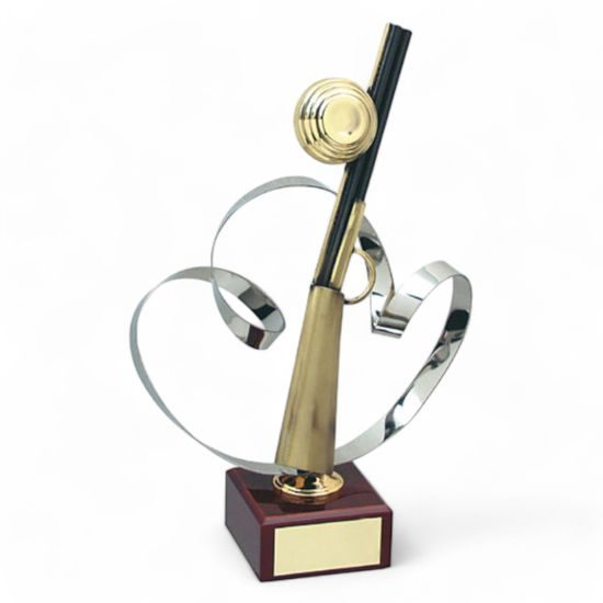 Leon Clay Pigeon Shooting Handmade Metal Trophy