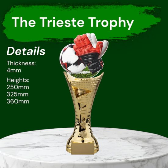 Trieste Football Goalkeeper Gloves Trophy