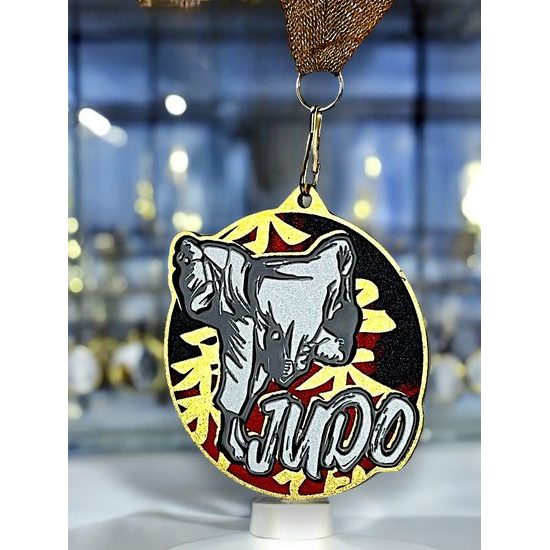 Aurum Judo Stainless Steel Medal