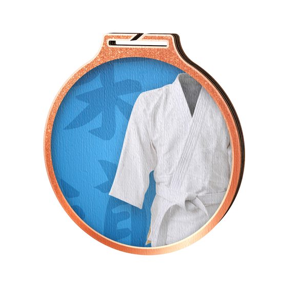 Habitat Martial Arts Bronze Eco Friendly Wooden Medal