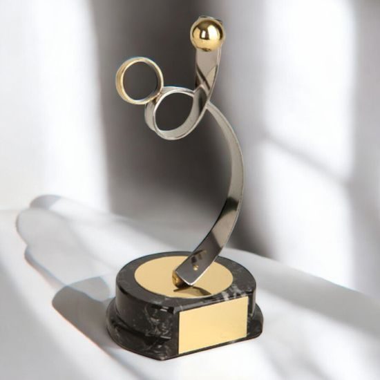 Sevilla Football Goalkeeper Handmade Metal Trophy