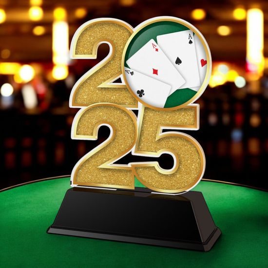 Poker Playing Cards 2025 Trophy