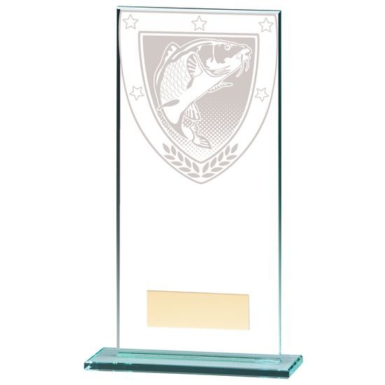 Millennium Jade Glass Fishing Trophy