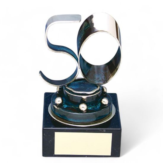 Zaragoza 50 Years Handmade Metal Trophy