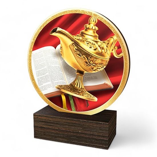 Holt Colour Quiz Night Real Wood Trophy