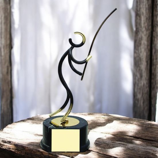 Valencia Fishing Handmade Metal Trophy
