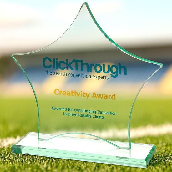 Stardust Jade Value Glass Star Award Printed Full Colour