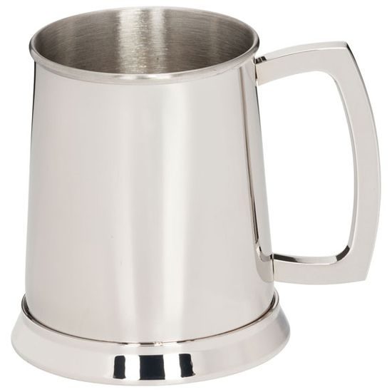 Brannigan 1 Pint Polished Steel Tankard