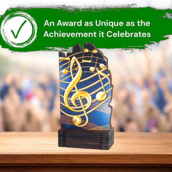 Shard Music Eco Friendly Wooden Trophy
