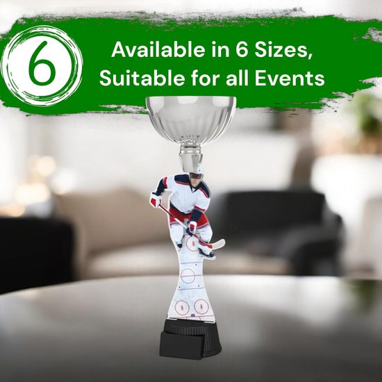 Montreal Ice Hockey Player Silver Cup Trophy