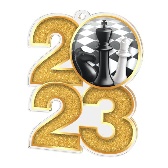 Chess 2023 Acrylic Medal