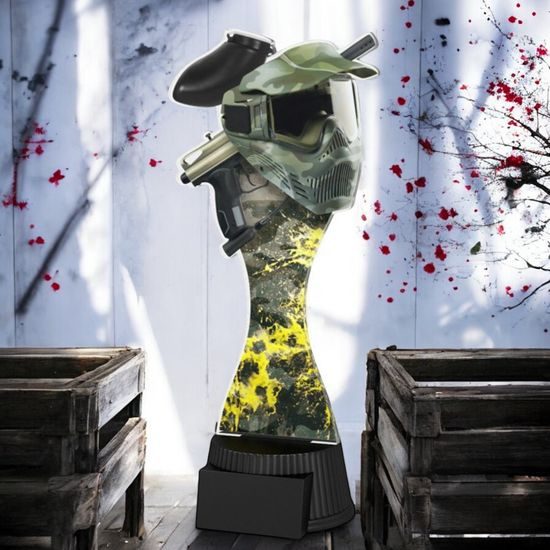 Toronto Paintball Mask and Gun Trophy