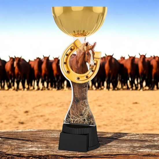 Vancouver Horse and Horseshoe Gold Cup Trophy